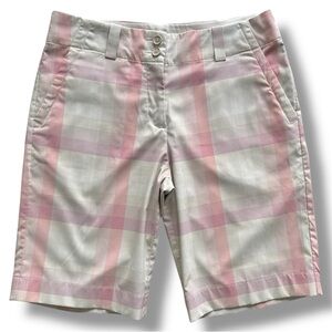 Nike Dri‑Fit Plaid Golf Shorts Women’s Size 6